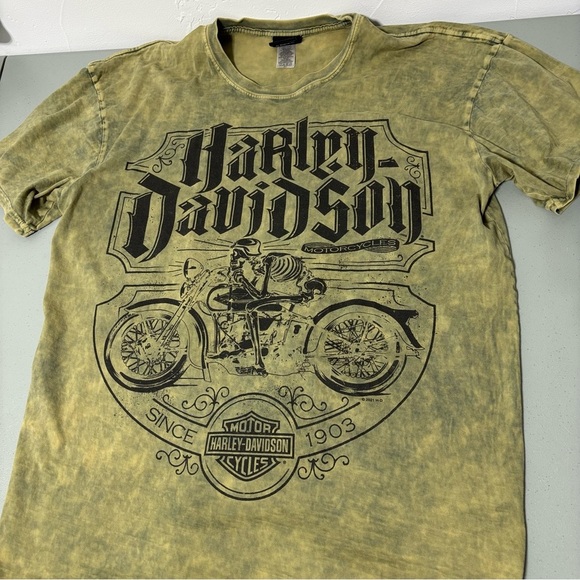 Harley Davidson Men's XL Short Sleeve T Shirt 2021 Skeleton Pig Trail Arkansas - Picture 3 of 8